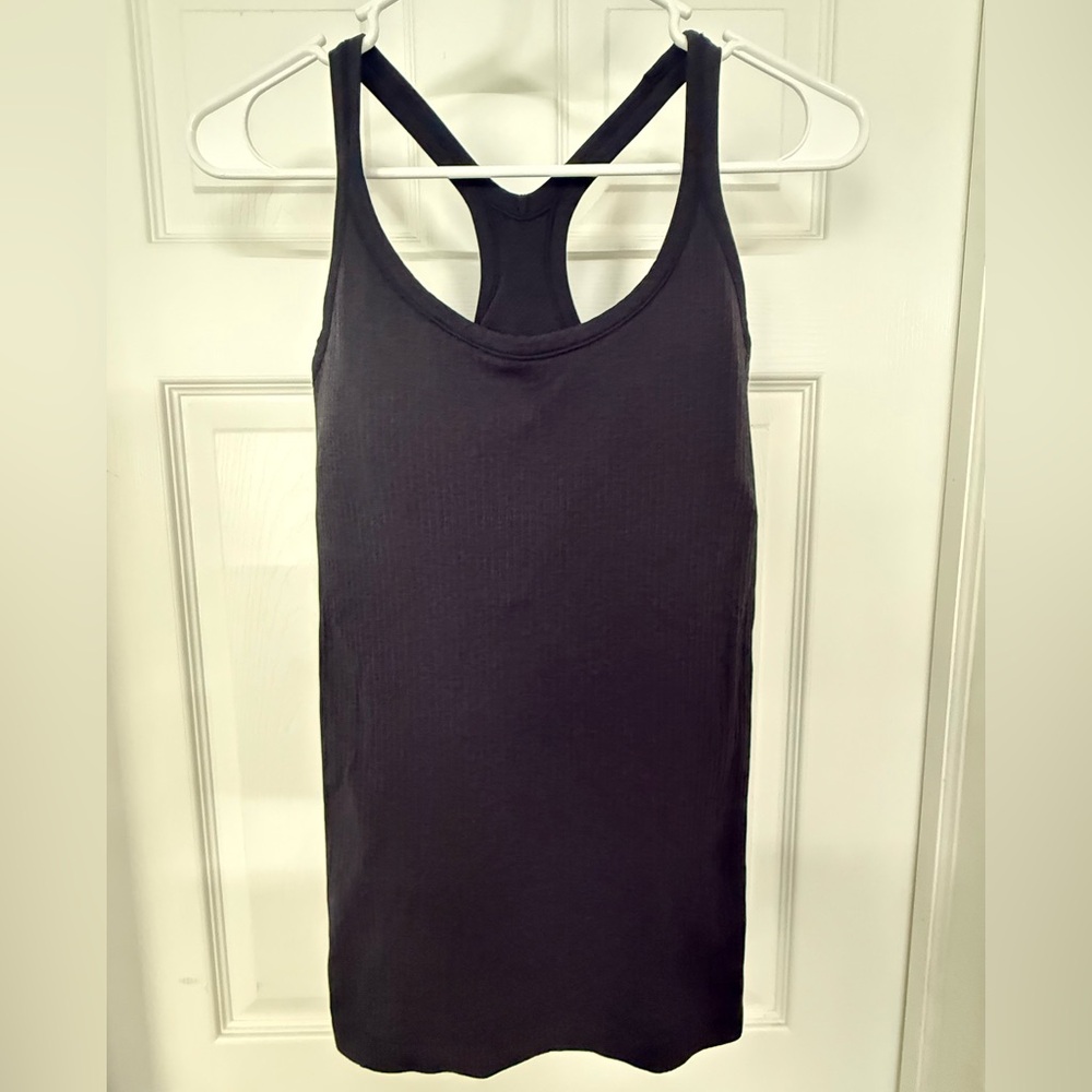 Lululemon Women's Dark Gray Racerback Tank Top